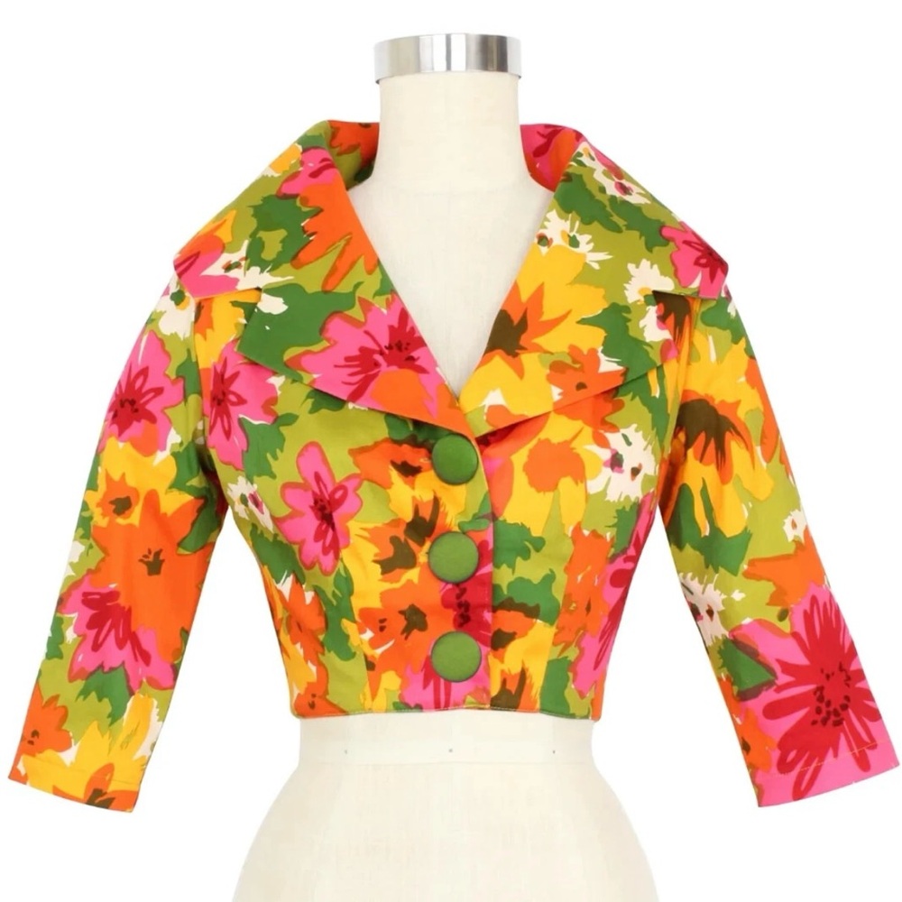 TRASHY DIVA Dayglow Floral Imogene Jacket